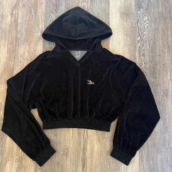 NWOT Heart of Sun Swim Ciara Velour Hoodie Size S - Picture 4 of 5